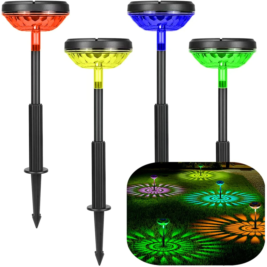 2022 Solar Pathway Garden Lights with Bigger Size Solar Panel Recharge and High Power LED Lights