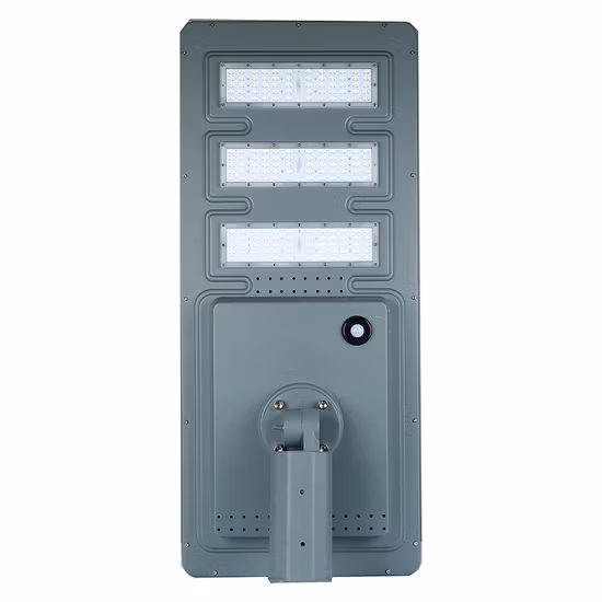 Muestra de personalización Energía solar Iluminación vial Lámpara LED blanca de ahorro de energía Luces LED de energía solar de 180 vatios para exteriores Luz de calle solar LED todo en uno